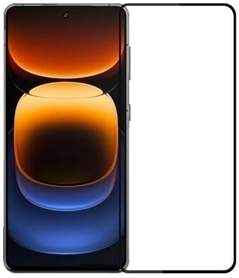FwellT Edge To Edge Tempered Glass for iQOO 12 5G(Pack of 1)