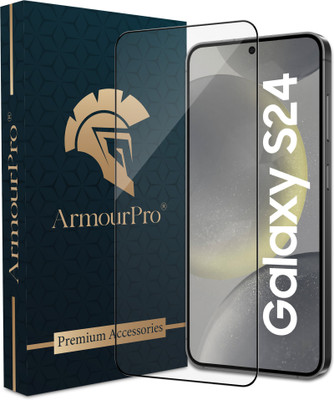 ArmourPro Edge To Edge Tempered Glass for Samsung Galaxy S24 5G, Samsung S24 5G, S24 5G(Pack of 1)