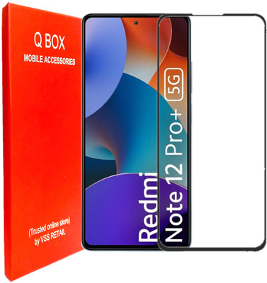Q Box Edge To Edge Tempered Glass for Redmi Note 12 pro plus(Pack of 1)