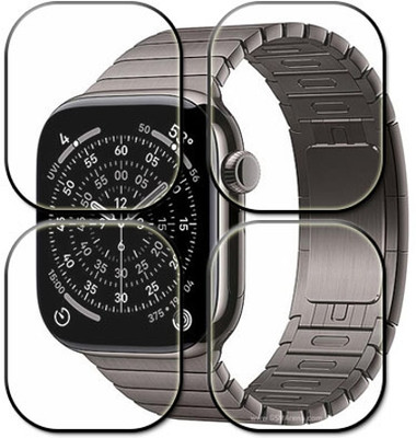 tombik Edge To Edge Tempered Glass for 12ff-Apple Watch Series 11(Pack of 4)