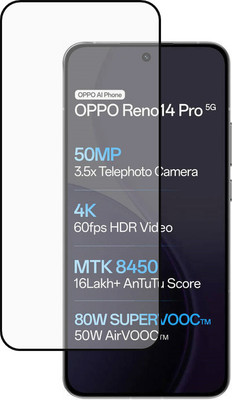 NEXZONE Edge To Edge Tempered Glass for OPPO Reno14 Pro 5G(Pack of 1)