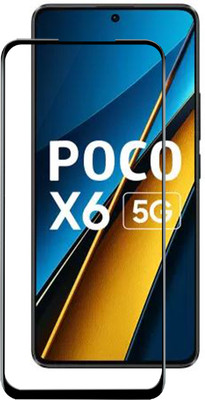 VAlight Edge To Edge Tempered Glass for POCO X6 5G(Pack of 1)