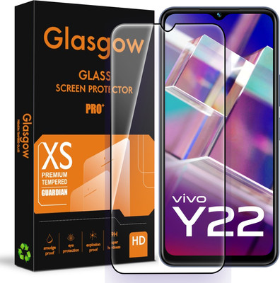 Glasgow Edge To Edge Tempered Glass for Vivo Y22(Pack of 1)