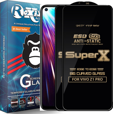 Roxel Edge To Edge Tempered Glass for VIVO Z1 PRO(Pack of 2)