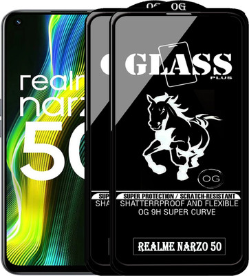Rofix star Edge To Edge Tempered Glass for REALME NARZO 50(Pack of 2)