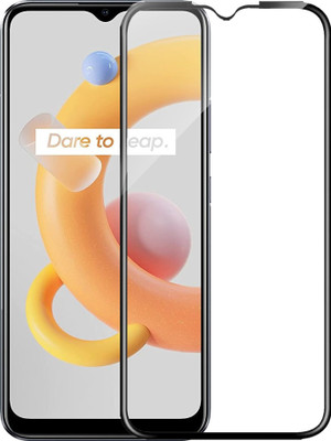 AuraX Edge To Edge Tempered Glass for realme C11 2021(Pack of 1)