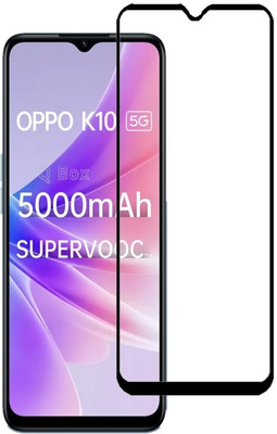 Q Box Edge To Edge Tempered Glass for Oppo K10 5G(Pack of 1)