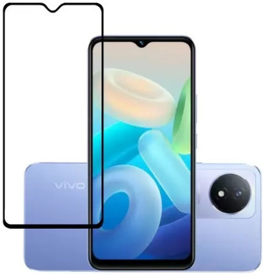 RCHJV Edge To Edge Tempered Glass for vivo Y02S(Pack of 1)