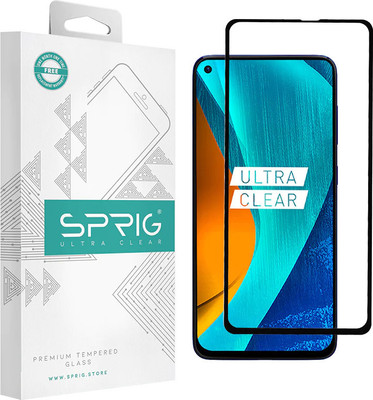 Sprig Edge To Edge Tempered Glass for Oppo A38, A38(Pack of 1)