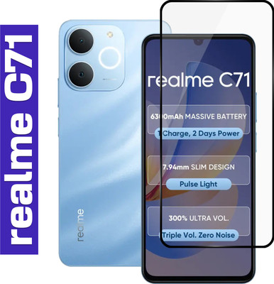 Gorilla Cases Edge To Edge Tempered Glass for realme C71(Pack of 1)