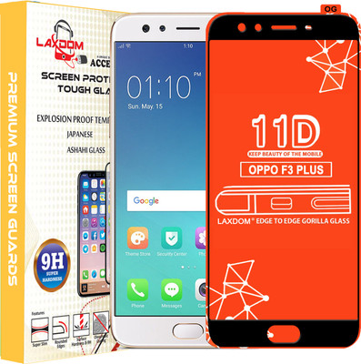 Laxdom Edge To Edge Tempered Glass for OPPO F3 PLUS(Pack of 1)