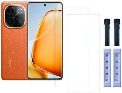 RVTCC Edge To Edge Tempered Glass for vivo T3 Pro 5G(Pack of 1)