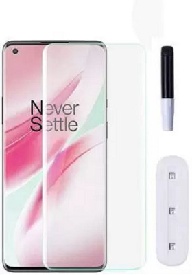 Monogamy Edge To Edge Tempered Glass for OnePlus 9, OnePlus 9R, OnePlus 8T(Pack of 1)