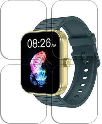 SOMTONE Edge To Edge Tempered Glass for Noise ColorFit Pulse 3 1.96 inch SMARTWATCH SCREEN GUARD(Pack of 4)