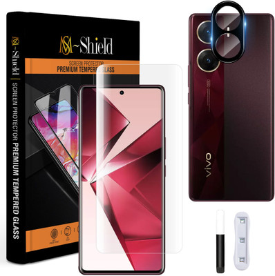 MS-Shield Edge To Edge Tempered Glass for Vivo V29e 5G, With Camera Lens Protector(Pack of 1)