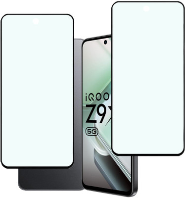 SPRITZEN Edge To Edge Tempered Glass for iQOO Z9x 5G, Matte Glass(Pack of 2)