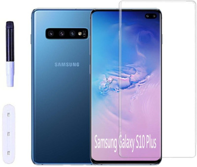 DMJHP Edge To Edge Tempered Glass for Samsung Galaxy S10 Plus(Pack of 1)