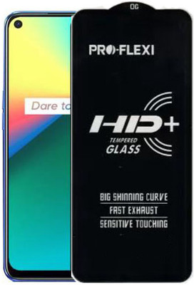 SM Styles Edge To Edge Tempered Glass for Realme C17(Pack of 1)