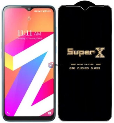 TELESHIELD Edge To Edge Tempered Glass for Lava Z3, DelhiGear Glass, Screen Protector, Tempered Glass, Screen Guard, Mobile Glass(Pack of 1)