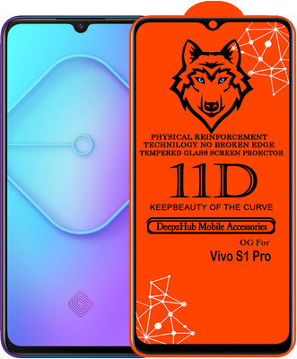 CRodible Edge To Edge Tempered Glass for Vivo S1 Pro(Pack of 1)