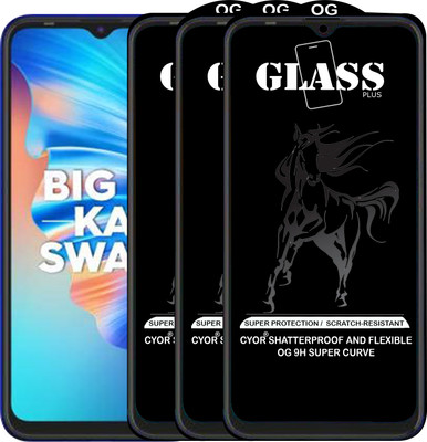 CYOR Edge To Edge Tempered Glass for TECNO SPARK 6 GO(Pack of 3)
