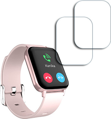 SOMTONE Edge To Edge Tempered Glass for Hammer Pulse 3.0 1.69 inch SMARTWATCH SCREEN GUARD(Pack of 2)
