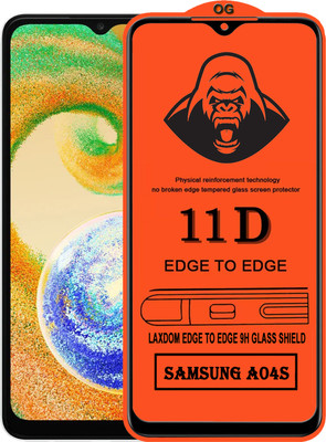 Laxdom Edge To Edge Tempered Glass for SAMSUNG GALAXY A04S(Pack of 1)