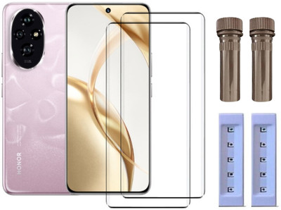 crixus Edge To Edge Tempered Glass for Honor 200(Pack of 2)