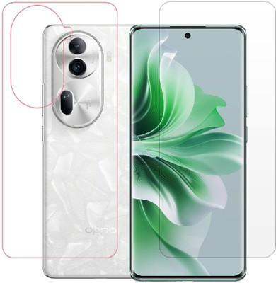 GET PAY Edge To Edge Screen Guard for TPU Front & Back Screen Guard Compatible with Oppo Reno11 Pro(Pack of 1)