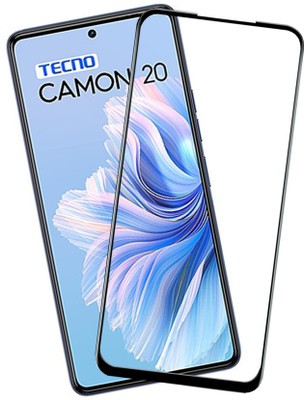 SRT Edge To Edge Tempered Glass for Tecno Camon 20(Pack of 1)