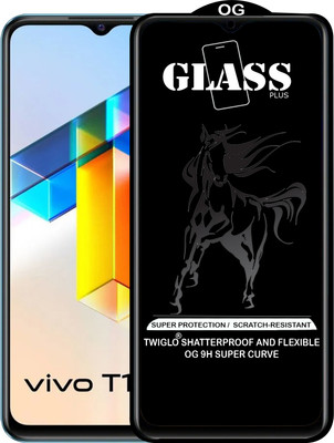 TWIGLO Edge To Edge Tempered Glass for VIVO T1 5G(Pack of 1)