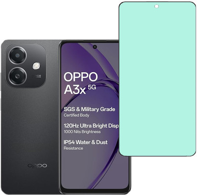 VAYUVAULT Edge To Edge Tempered Glass for OPPO A3x 5G(Pack of 1)