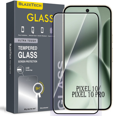 BlazeTech Edge To Edge Tempered Glass for Google Pixel 10 Pro 5G, Pixel 10 Pro 5G(Pack of 1)