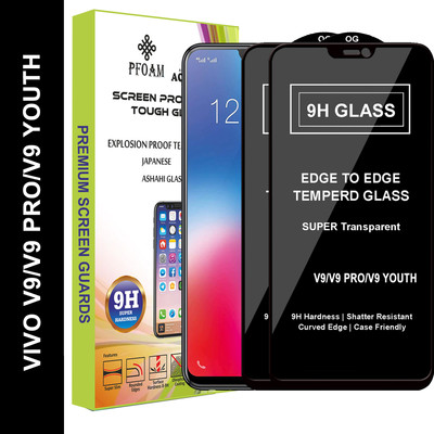 PFOAM Edge To Edge Tempered Glass for VIVO V9 PRO(Pack of 2)