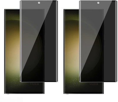 LIKECASE Edge To Edge Tempered Glass for Samsung Galaxy S22 Ultra 5G(Pack of 2)