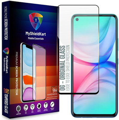 MyShieldKart Edge To Edge Tempered Glass for Infinix Hot 10|Note 8i (6.78 Inch)**NeoShield**Millitary Grade-Anti Explosion-Tempered Glass/Full Screen Coverage-Edge to Edge/9H Hardness/With Easy Installation Kit(Pack of 1)