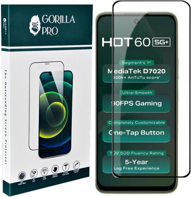 GORILLA PRO Tempered Glass Guard for Infinix-Hot 60 5G+(Pack of 1)