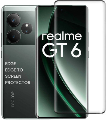 VAlight Edge To Edge Tempered Glass for REALME GT6 5G(Pack of 1)