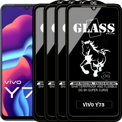 PFOAM Edge To Edge Tempered Glass for VIVO Y73(Pack of 4)
