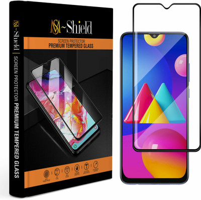 MS-Shield Edge To Edge Tempered Glass for Samsung Galaxy M02s(Pack of 1)