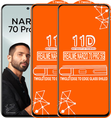 Flipkart SmartBuy Edge To Edge Tempered Glass for REALME NARZO 70 PRO 5G(Pack of 2)