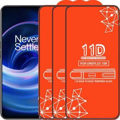 Roxel Edge To Edge Tempered Glass for Oneplus 10R(Pack of 3)