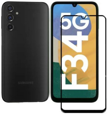 RCHJV Edge To Edge Tempered Glass for Samsung Galaxy F34 5G(Pack of 1)