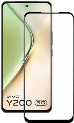 VAlight Edge To Edge Tempered Glass for vivo Y200 5G, VIVO Y200 5G(Pack of 1)