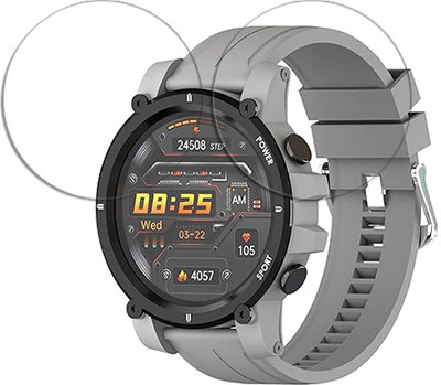 ARBAN Edge To Edge Tempered Glass for Vibez by Lifelong Haile 1.28 inch SMARTWATCH SCREEN GUARD(Pack of 2)
