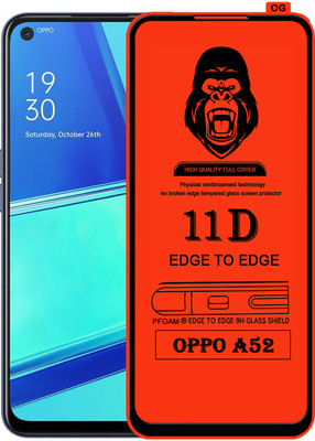 Rofix star Edge To Edge Tempered Glass for OPPO A52(Pack of 1)