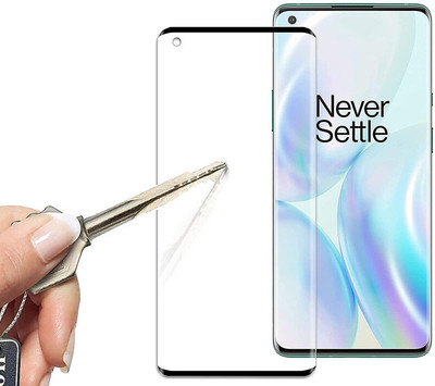 OneLike Edge To Edge Tempered Glass for OnePlus 8 Pro(Pack of 1)