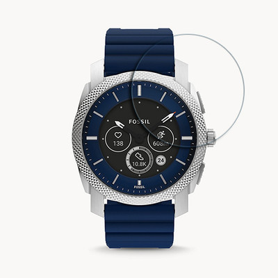 ARBAN Edge To Edge Tempered Glass for fossil Machine Gen 6 Hybrid 1.1 inch SMARTWATCH SCREEN GUARD(Pack of 1)