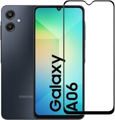 DSCASE Edge To Edge Tempered Glass for SAMSUNG Galaxy A06(Pack of 1)