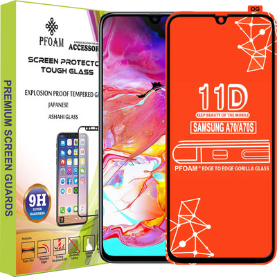 PFOAM Edge To Edge Tempered Glass for SAMSUNG GALAXY A70(Pack of 1)
